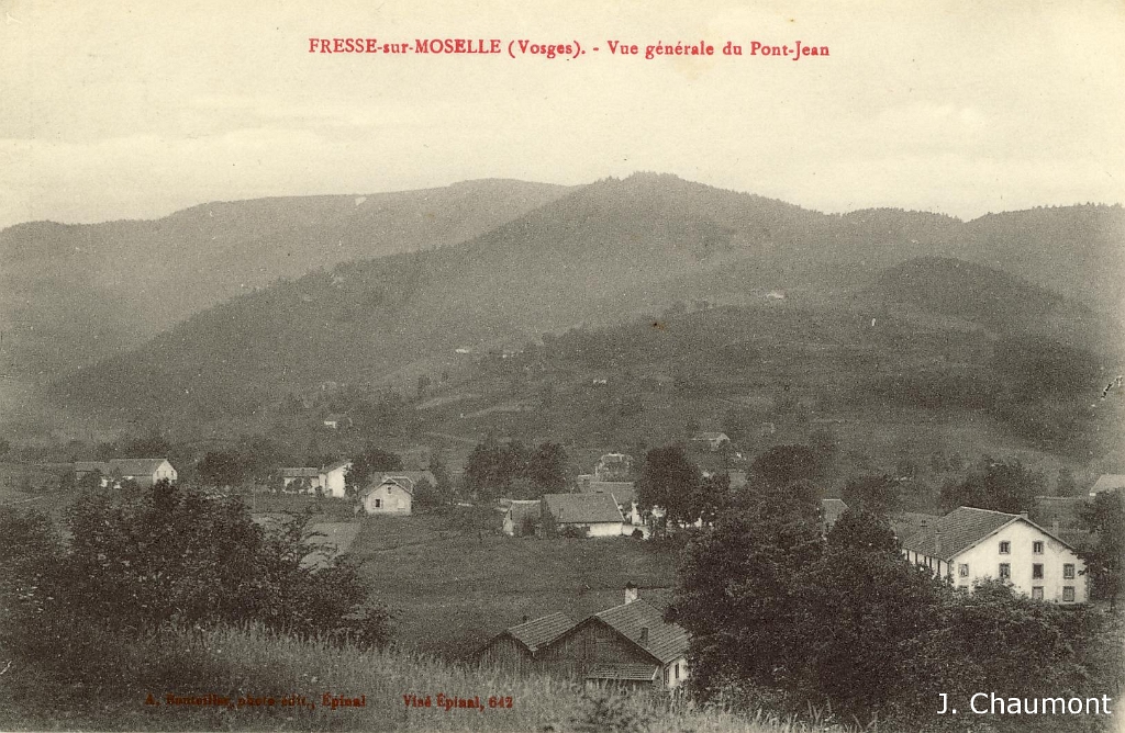 Fresse-sur-Moselle. - Vue générale du Pont-Jean.JPG